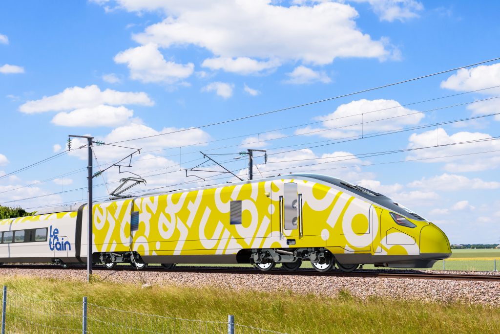 Modélisation d'un train Talgo aux couleurs LE TRAIN (Photo: Talgo)