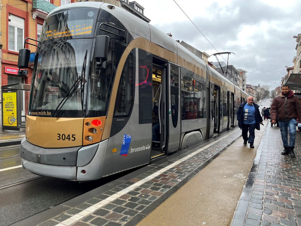 Matthias Vanheerentals, ProMedia Tramway MIVB dans le quartier de Schaarbeek