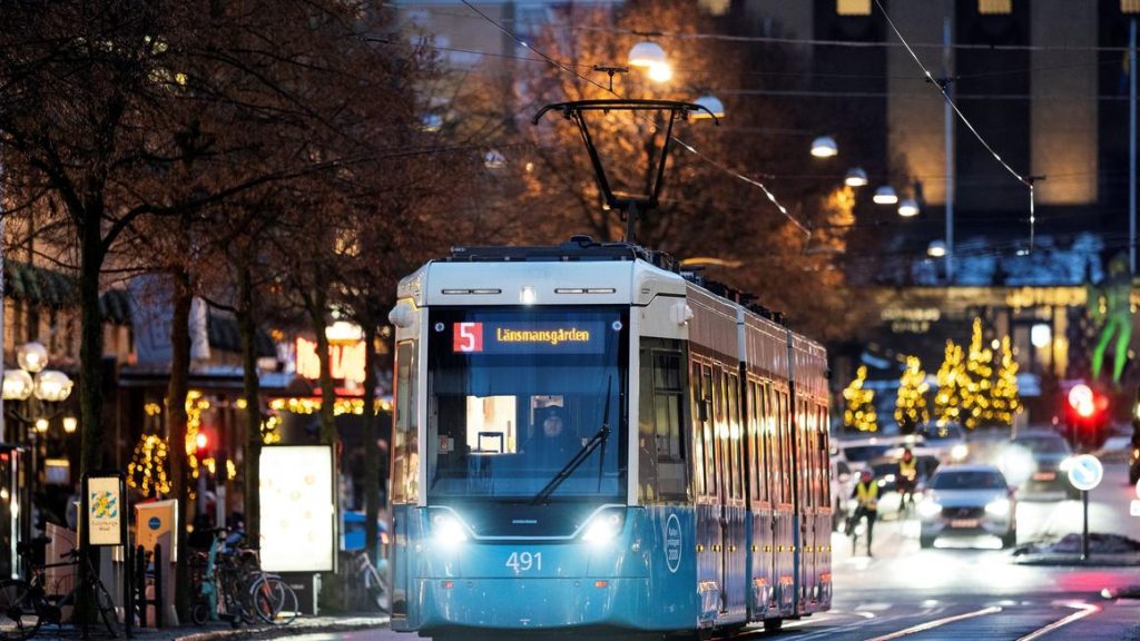 Flexity tram in Gothenburg