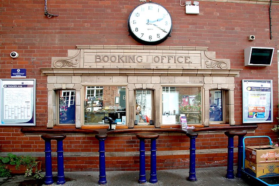 One of the UK's ticket offices, in Bridlington