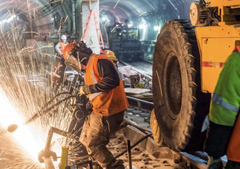 Track works on the NYC subway NYC subway