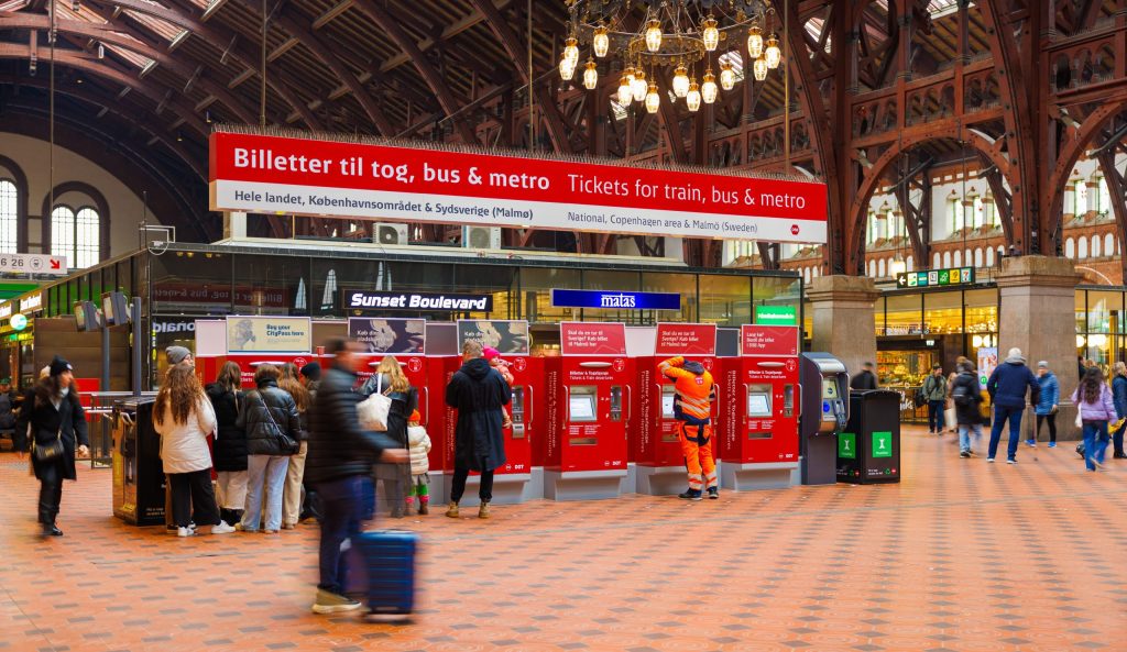 DSB ticket machine in Copenhagen, Denmark