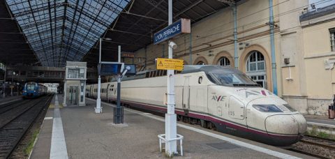 Renfe train in Lyon (Photo: Renfe)