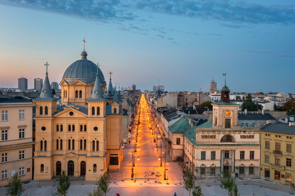 Łódź, in Poland where a new high-speed rail tunnel will be built