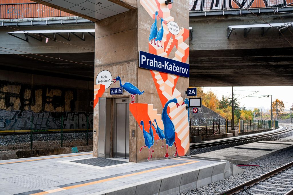 The Prague rail bridge in Czechia has been given a major upgrade.