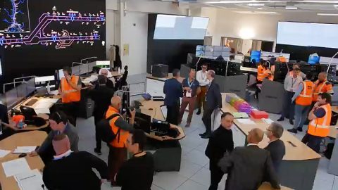 In the new 50-million-euro centre, more than a hundred SNCF workers will supervise the circulation of trains on the high-speed route.