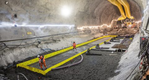 Progress is being made on the Lyon-Turin railway.