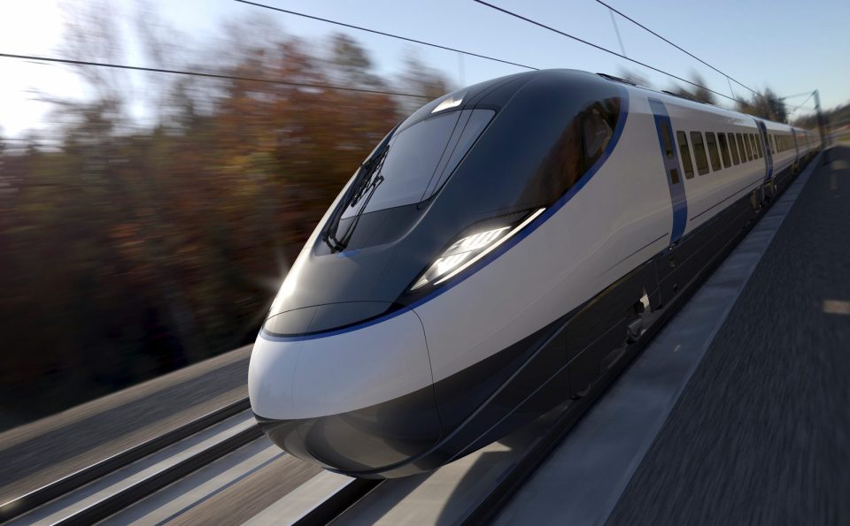 HS2 Train Visualisation