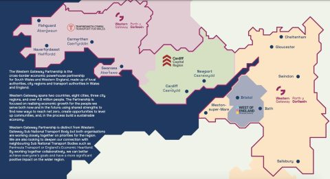 The scope of the Western Gateway Rail Deal project.