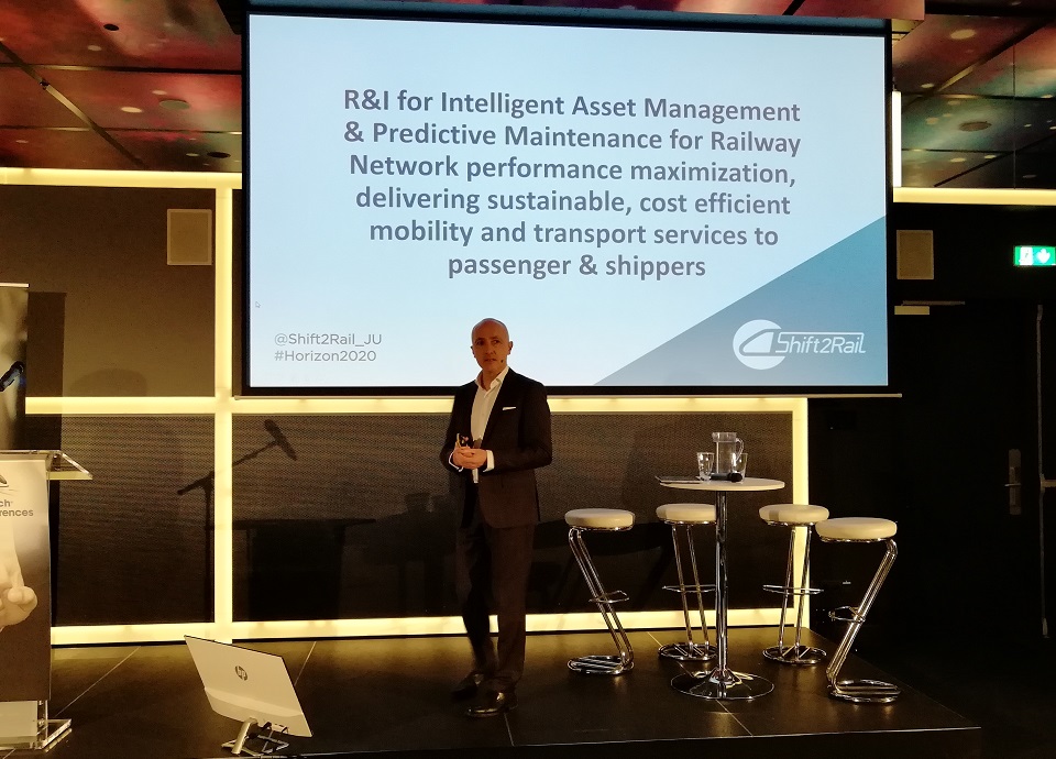 Carlo Borghini op RailTech Europe