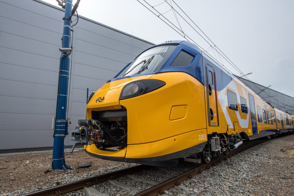 De Alstom intercity nieuwe generatie van NS