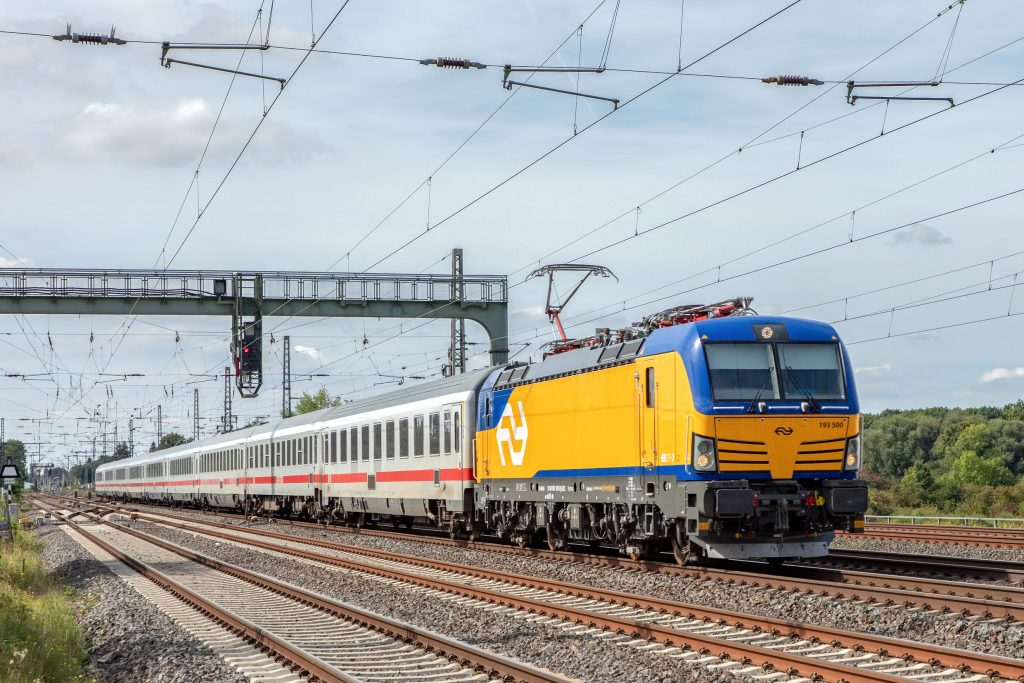 Cross-border train between Berlin and Amsterdam