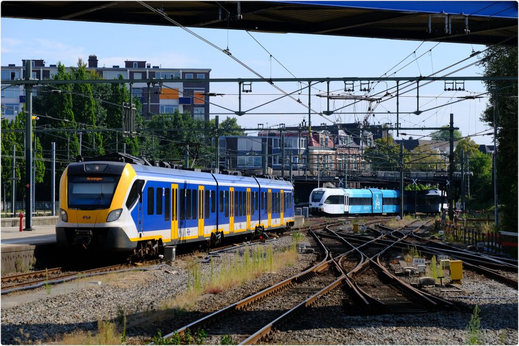 NS and Arriva train