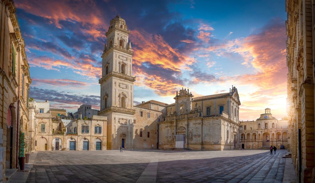 Piazza del Duomo in Puglia's Lecce.