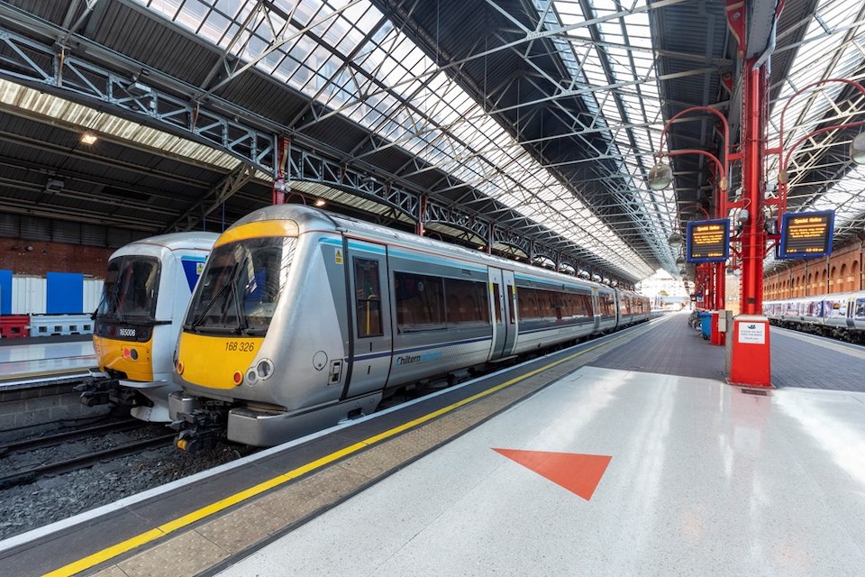 Chiltern Railways trains at London Marylebone