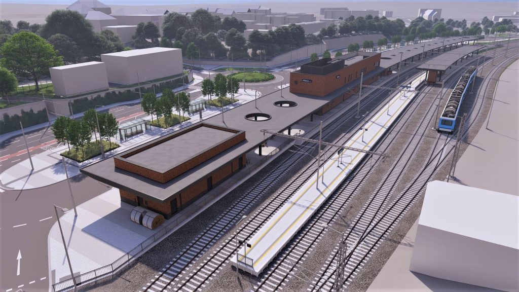 Plans for Jihlava Train Station