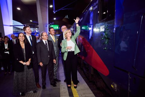 The new Nightjet train and route was launched with much aplomb.