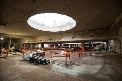 HS2 deep in a hole of its own making. The station box construction at Old Oak Common in London for HS2. Could this be the end of the line if costs are brought under control?