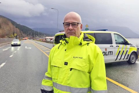 CEO Thor Gjermund Eriksen of Bane NOR was at the scene of the accident on Friday together with Transport Minister Jon-Ivar Nygård, among others.