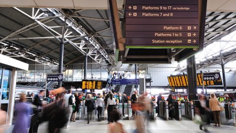 Leeds railway station, source: Network Rail