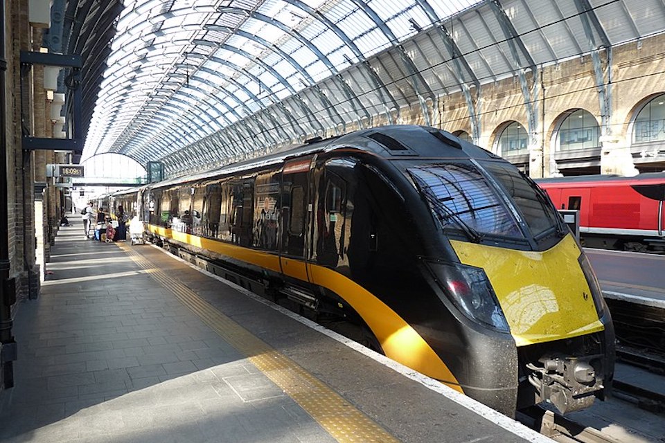 Grand Central train at London King's Cross