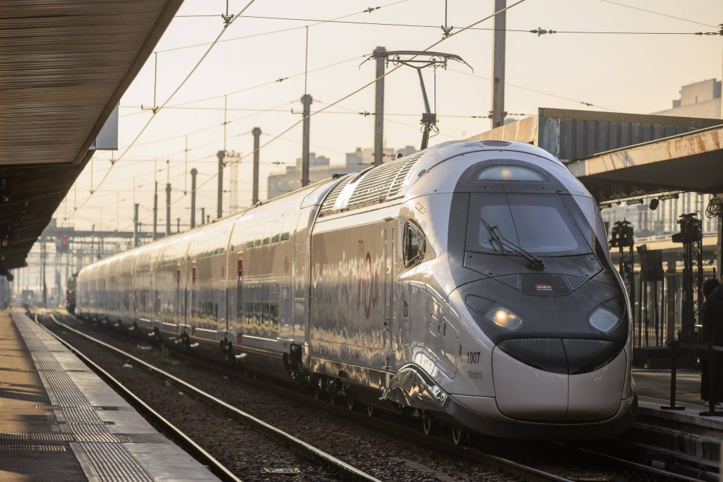 SNCF's new TGV M goes on show in Paris.