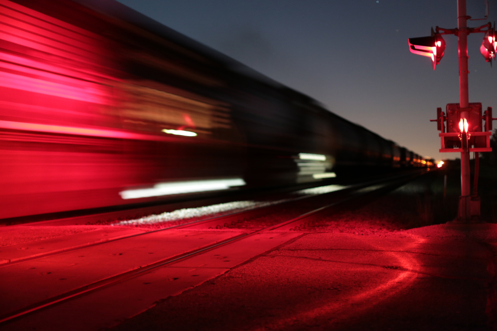 A man in Peru survived being hit by freight train.